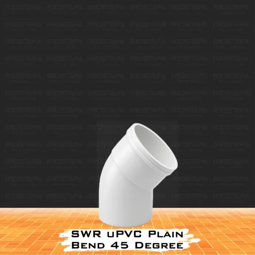 Mostafa SWR uPVC Plain Bend 45 Degree