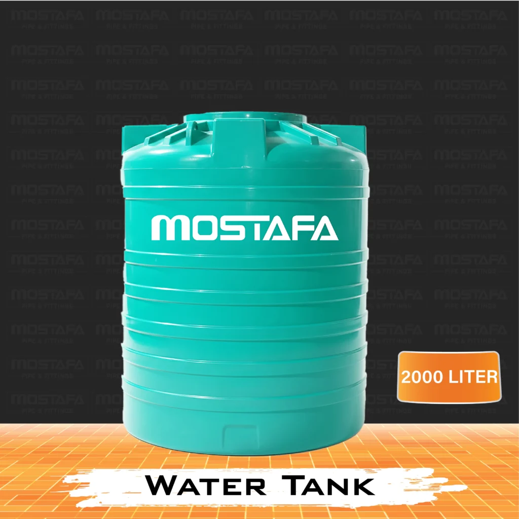 Water Redest Rd 2000 Mostafa 2000 Liter Water Tank (Green) - Mostafa Pipe